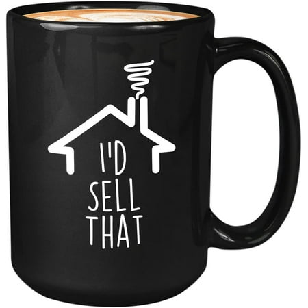 

Realtor Coffee Mug List Sell Close Repeat - Real Estate Agents Salesman Selling Houses Closing Deals Broker Property Commission -Id Sell That 11 Oz