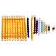 thumbnail image 1 of Montessori Numbers Beads Bars Kids Learn Math Desarrollo De Inteligencia Educativa Juguete De, 1 of 9