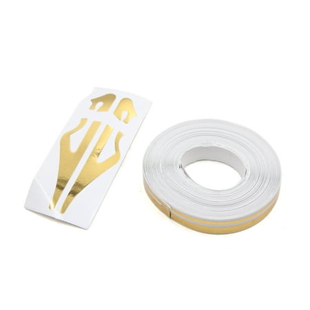 12mm Vinyl Striping Pin Stripe Double Line Tape Car Decal Sticker Gold ...