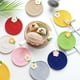 thumbnail image 5 of 2Pcs Manteles Individuales Redondos Trenzados, 7.1" Manteles Tejidos para Mesa de Cocina con Flor para Decoración de Granja (Beige), 5 of 7