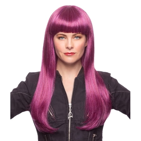 Daughter Mal Color Mixed Lavender - Enigma Costume Wigs Queen of Isle Descendants Maleficent Dove Auradon Cameron Womens Peluca Dieseny Bundle Maxwigs Wig Care Guide