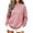 Red, variant on Women's Sweatshirt Gingham Check, Fleece Lined Crewneck Pullover, Relaxed Fit Long Sleeve Casual Top, Army Green, S