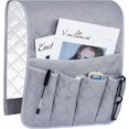 thumbnail image 1 of Organizador de reposabrazos para sillón, funda protectora para sillón, bolsillos colgantes para ahorrar espacio, bolsa de almacenamiento antideslizante para teléfono, libros, revistas,, 1 of 1
