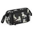 thumbnail image 2 of Nylon Fish Mouth Pencil Case with Large Capacity Zipper Pencil Pouch White Dalmatian Dogs Pencil Bag Organizers, 2 of 7