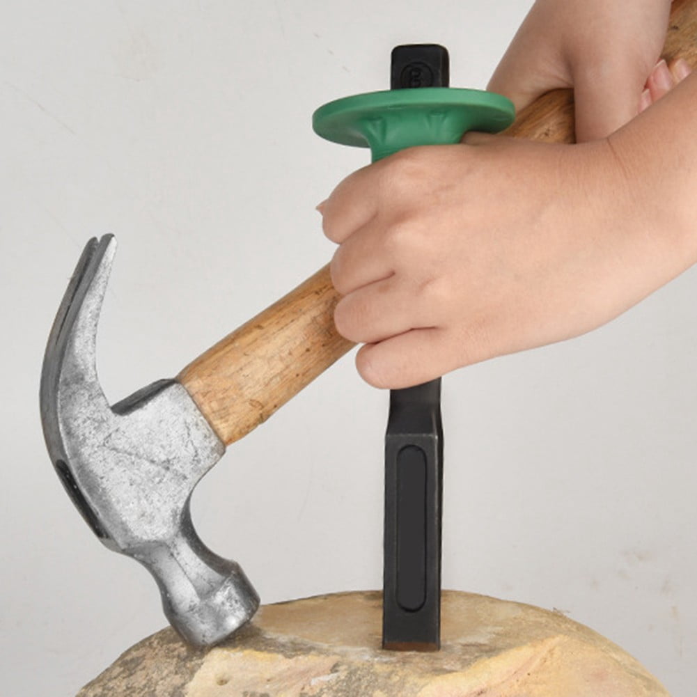 Flat Shovel Masonry Chisel For Concrete, Brick & Stone – 6/8/10/12 Inch Sizes, Chromium Vanadium Steel With Shock-Absorbing Handle