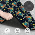thumbnail image 2 of Daiia Colorful Turtles Printed Car Floor Mats Set of 4, Durable Non Slip Auto Floor Carpet, Car Interior Carpets Proof Foot Pads Anti-Slip Cushion Automoetive Accessories, 2 of 6