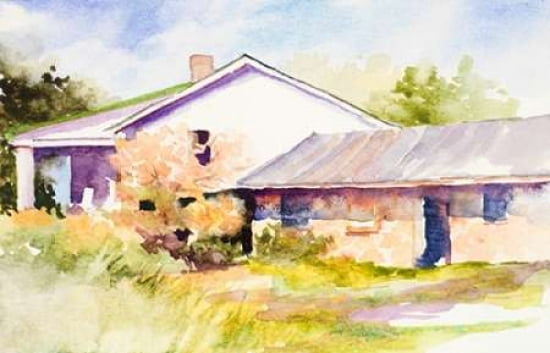 Cozy Cottage II Canvas Art - Jane Slivka ()