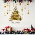thumbnail image 4 of Fiudx Ofertas relámpago Decoración navideña Papá Noel Muñeco de nieve Decoración de fiesta Pegatinas de cristal de nieve, 4 of 6
