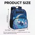thumbnail image 7 of Jeiento Cute Panda 13.5 Inch Kids Backpack for Toddler, Preschool School Bag for 3-5 Year Old Boys & Girls, Lightweight Bookbag with Pockets, Blue, 7 of 7