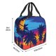 thumbnail image 3 of Easygdp Beach with Palm Trees Bolsa Térmica Premium - Tela Oxford Impermeable, Gran Capacidad, Bolsillo Frontal, Unisex para Trabajo, Escuela, Actividades al Aire Libre y Picnics, 3 of 8