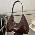thumbnail image 3 of BadPiggies Women's Hobo Shoulder Bag Top Handle Handbag Zipper Purses Underarm Bag with Bottom Metal Studs - Coffee, 3 of 8