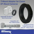 thumbnail image 2 of Ultimaxx Camera T-Mount Lens Adapter for EF-Mount Cameras, 2 of 6