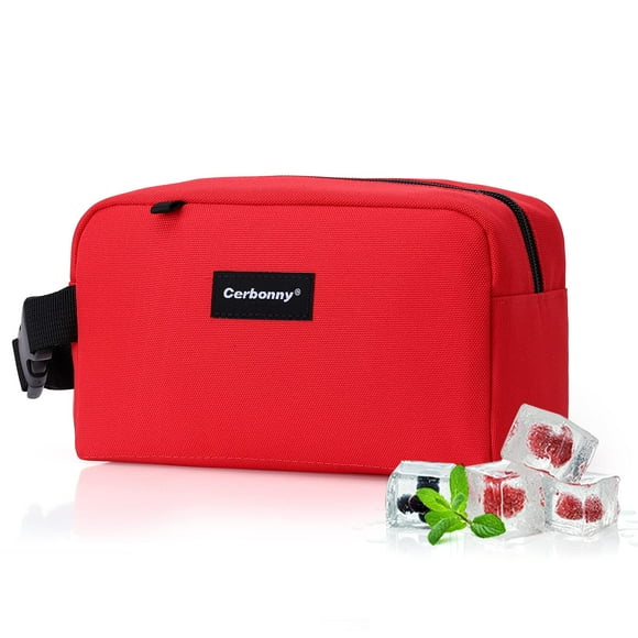 Bolsa Térmica Cerbonny para Almuerzo con Paquetes de Gel Desmontables para Trabajo, Escuela y Viajes