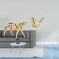 thumbnail image 2 of Escultura Radiante De Guepardo Y Pájaro, Figura De Animal Moderna, Centro De Mesa Para Oficina, Decoración Del Hogar Y Adorno De Regalo De Inauguración De La Casa., 2 of 8