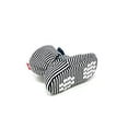 thumbnail image 4 of Wrapables® Fleece Baby Booties with Anti-Skid Bottoms, Black Stripes, 6-12 M, 4 of 5