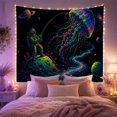 thumbnail image 2 of Surreal Cosmic Deep With Dark Black Space Scattered, Mystical Fantasy for Space Lovers, Galaxy Room Decor, Graduation Gift, Tapestry Wall Hanging for Bedroom and Dorm, 2 of 7