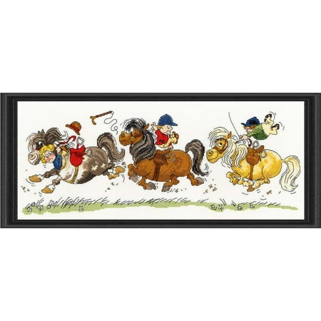 Horse Cross Stitch - Bothy Threads Horse Play Counted Cross-Stitch Kit