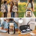 thumbnail image 2 of KUIFORTI Brown Cow 4Pcs Girls Backpack Set, Cute School Bag with Lunch Box Pencil Pouch Water Bottle Sleeve for Elementary Primary Middle School Students, 2 of 6