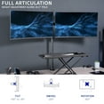 thumbnail image 3 of VIVO Extra Tall Telescoping Dual 27" to 38" Ultrawide Monitor Desk Mount Stand, 3 of 8