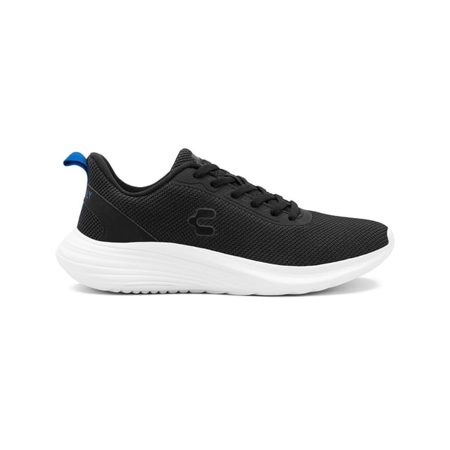 Tenis Charly Para Hombre Suela Eva Running Ligeros Malla negro 25