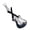 Black, variant on CIYISON Sweet Bowknot Guitar Hairpin Hair Clip Decoration Eye Catching Hair Barrette for Women Bangs Side Clip Star Headdress