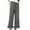 Grey, variant on GYUJNB Womens Pants,Womens Wide Leg Pants Drawstring Elastic High Waisted Ruffle Hem Palazzo Pants with Pockets,Women Casual Pants,Size:L