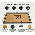 thumbnail image 3 of A1 Home Collections Hand-Crafted Rubber Coir Doormat Double/Single Door Mat for Outdoor 24x48 inch, 3 of 7