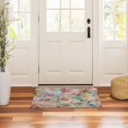 thumbnail image 5 of 32"x20" Door Mat Mat Absorbent & Non-Slip Entryway Rug Washable Floor Mat Abstract Pink Floral Pattern, 5 of 7