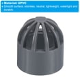 thumbnail image 4 of Cubierta de rejilla de desagüe atrial Uxcell redonda, adaptador de tubería de desagüe UPVC exterior 1/2" 2, 4 of 5