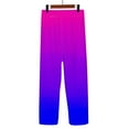 thumbnail image 5 of iHPH7 Wide Leg Pants Woman Lounge Pants Women Linen Pants Women Fall Fashion Baggy Pants Casual Pants for Women Womens Fall Pants Blue 1 L, 5 of 9