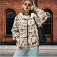 thumbnail image 4 of Garronmavis Western Horse Women Sweatshirt Oversized Long Sleeve Lightweight Cozy Womens Oversized Zip Up Sweatshirt Warm Soft Fall Sweaters Hoodies Zip Up Shirts Clothes, 4 of 7