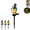 Green, variant on Solar Dragon Egg Garden Stake Light, 1pc, Outdoor Waterproof LED Yard Decoration with 3D Hatching Baby Dragon Sculpture, Solar Powered Dusk to Dawn Landscape Lamp for Garden, Patio Green