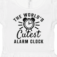 thumbnail image 4 of Inktastic The Worlds Cutest Alarm Clock Girls Baby Dress, 4 of 5