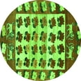thumbnail image 1 of Ahgly Company Indoor Round Persian Green Traditional Area Rugs, 4' Round, 1 of 1