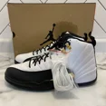 thumbnail image 4 of Ni - ke NEWNi - ke Air Jordan 12 Retro Royalty Taxi Mens Sz 12Shoes Basketball White Black, 4 of 5