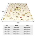 thumbnail image 3 of Gudetama Fleece Blanket Super Soft Cozy Throw Blanket 40"X30", Lightweight Fuzzy Comfy Flannel Blanket Warm Plush Throw Blankets For Couch, Sofa, Bed, 3 of 7