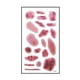 thumbnail image 1 of Pegatina de tatuaje de heridas sangrientas para Halloween, tatuaje temporal impermeable, divertido, de miedo, para fiesta de Halloween, bricolaje, decoración de tatuajes falsos, 6/12 piezas, 1 of 4