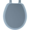 thumbnail image 3 of Mayfair Lift off Round Enameled Wood Toilet Seat in Sky Blue with Stay·Tite, 3 of 5