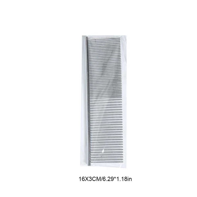 stanreset Peigne pour Animal de Compagnie Toiletteur Chat Fin Outil de Retrait en Acier Inoxydable Attrape-Poux 1 Ensemble