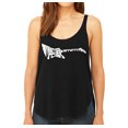 thumbnail image 1 of LA Pop Art Women's Premium Word Art Flowy Tank Top - Master of Puppets, 1 of 2