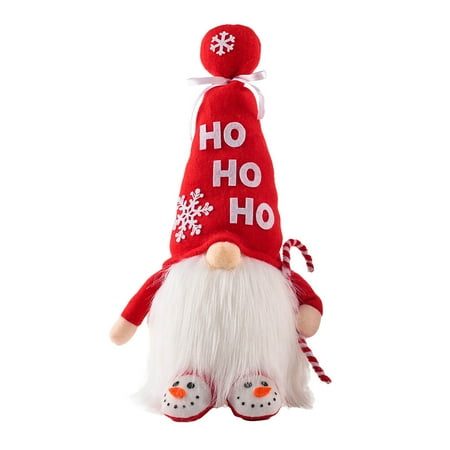 

1 Pc Christmas Faceless Doll Luminous Santa Claus Decor Christmas Faceless Gnome