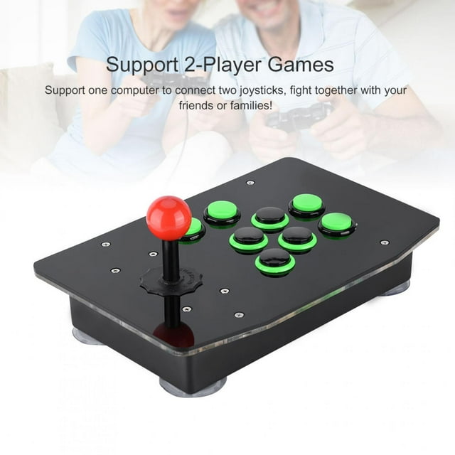 Manette de Jeu d'Arcade, Manette de Combat d'Arcade USB, Jeu d'Arcade Élégant et Moderne