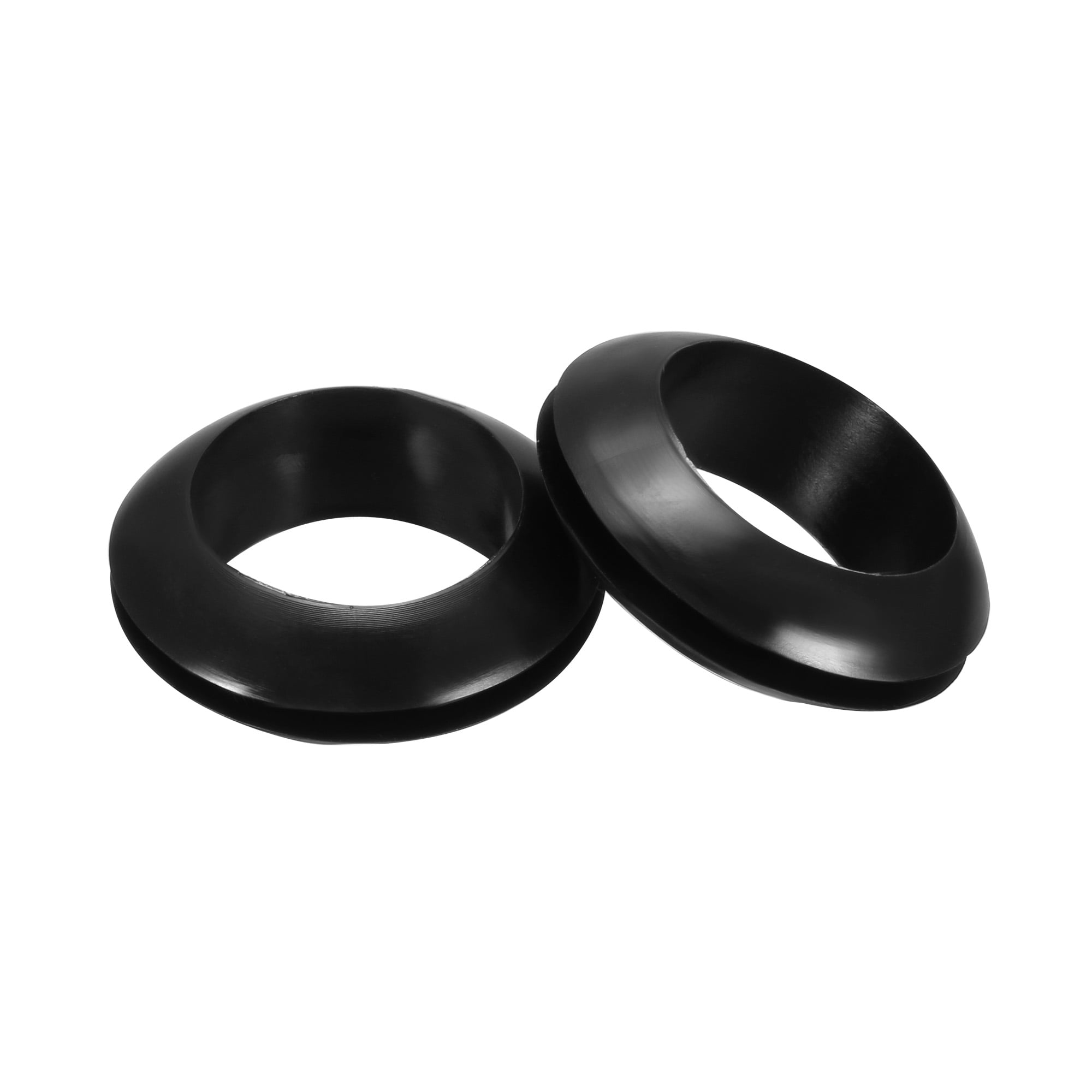 Rubber Grommets 18mm Dia. Wire Gasket Ring for Hole Plug Cable, Black