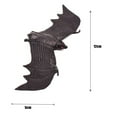 thumbnail image 4 of HaoXun Realistic Rubber Hanging Bats for Halloween Decorations - 4PC Spooky Party Props, Bar Decors, Soft Elastic Terror Bats (12cm Width), 4 of 6
