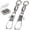 size1 (24lb) 25 pcs, variant on AMYSPORTS Fishing Swivels with Interlock Snap Ball Bearing Swivels Fishing Snap Swivels Saltwater Freshwater Fishing Tackle Leader Lure Jigs Line Fishing Connector