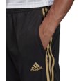 thumbnail image 4 of adidas Men's Standard Tiro 19 Pants, Black/Reflective Gold, Large, 4 of 7