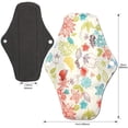 thumbnail image 3 of 7 in 1 Reusable Menstrual Pads, Bamboo Cloth Pads for Heavy Flow with Wet Bag, Large Washable Overnight Soft Cloth Sanitary Pads Panty Liners Period Pads, 3 of 8