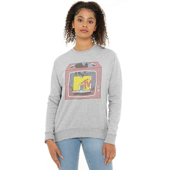 MTV What'S On Tv Women's Crew Sweatshirt