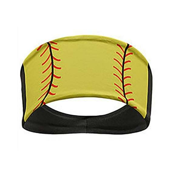 5PCS Softball Headband for Girls with Jersey Number-Baseball Headband Softball Headband Elastic Workout Headband