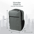 thumbnail image 2 of Wonder Yukon 45L Traveler Every Day Carry Backpack, 2 of 5